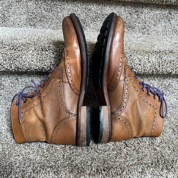 Ted Baker  Men\'s Tan Leather Boots. main image 5
